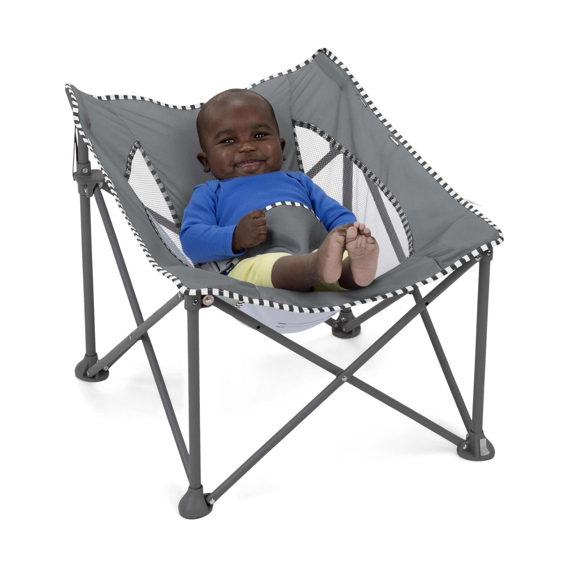Baby Einstein Bright Starts Pop 'N Chill Travel Seat - Grey.