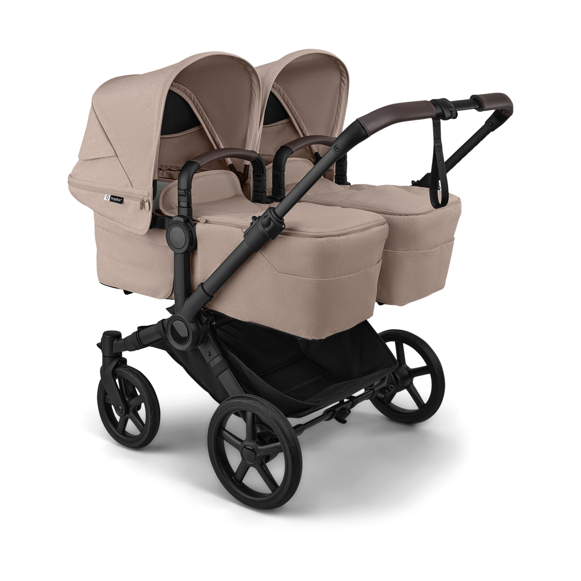 Bugaboo Donkey 6 Twin Bassinet Fabric - Desert Taupe Melange.