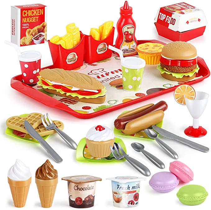 LiDi RC Fast Food Set - 59 Pieces.