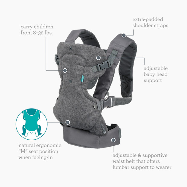 Infantino Flip 4-In-1 Convertible Carrier.