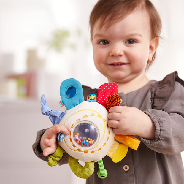 HABA Rainbow Round Teether Cuddly.