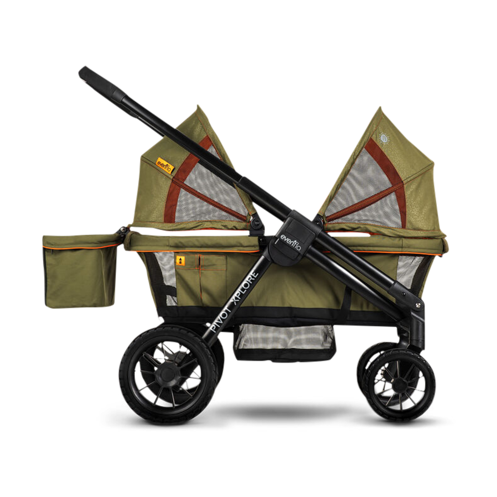 Evenflo PIVOT XPLORE ベビーカー ワゴン Evenflo Pivot Xplore All-Terrain Stroller Wagon - Olive Green