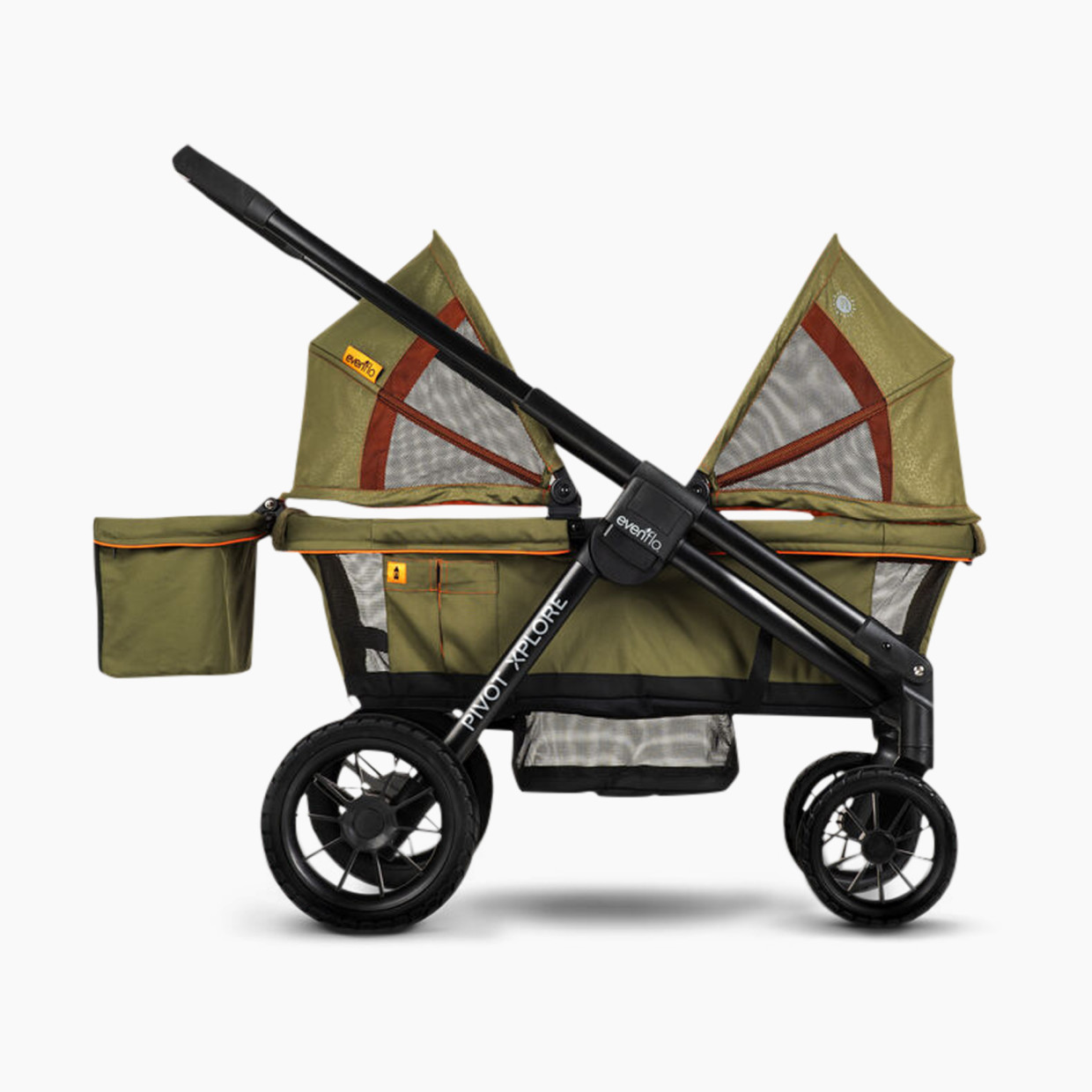 Evenflo Pivot Xplore All-Terrain Stroller Wagon - Olive Green.