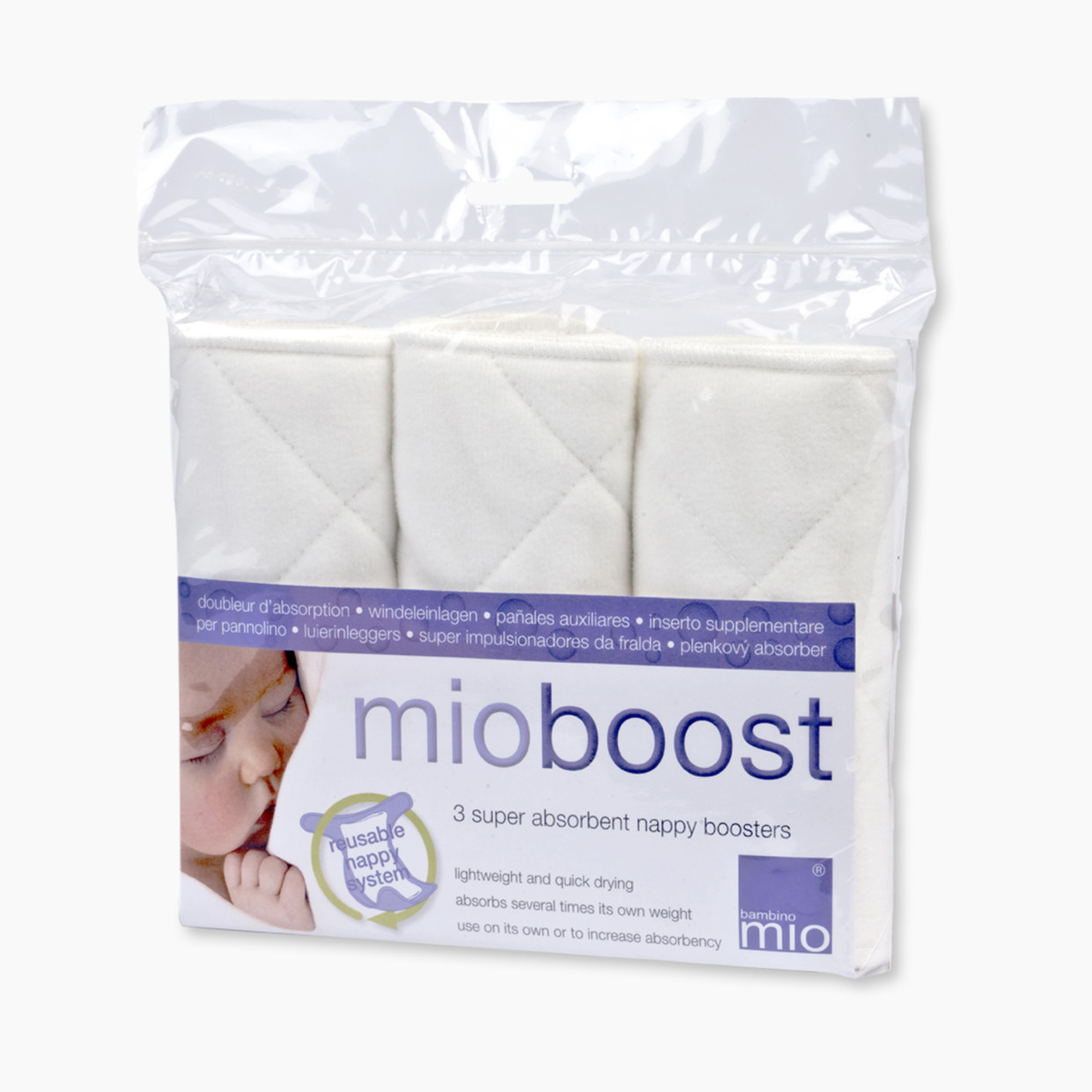 Bambino Mio Mioboost (Diaper Boosters) - White.