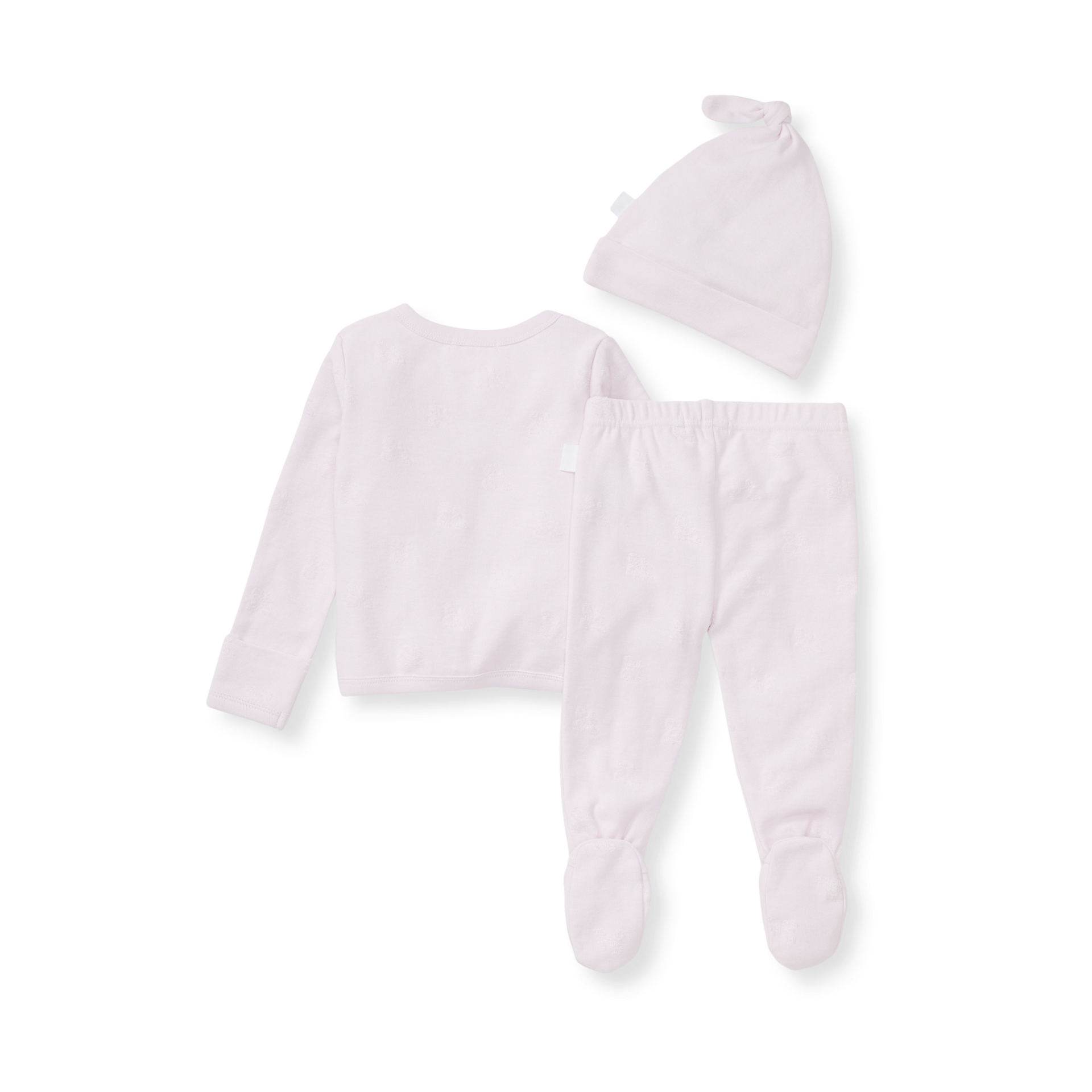 Burt's Bees Baby Organic Cotton Raised Terry Bee Take Me Home Set - Lavender Bee, 0-3 M.