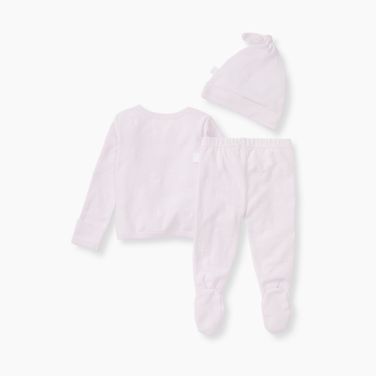 Burt's Bees Baby Organic Cotton Raised Terry Bee Take Me Home Set - Lavender Bee, 0-3 M.