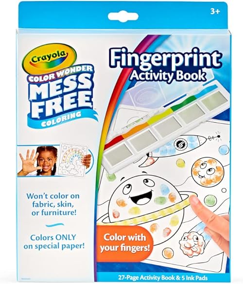 Crayola Color Wonder Mess Free Fingerprint Ink Painting Activity Set.