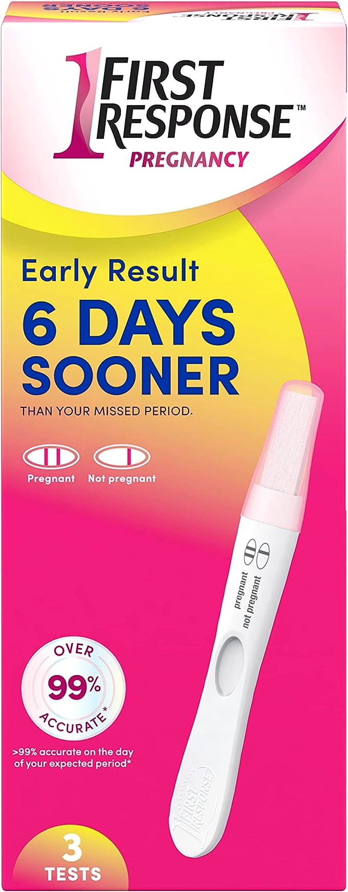First Response Early Result Pregnancy Test, 3 Count