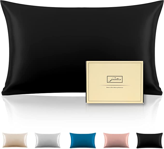 Suatien Silk Pillowcase for Hair and Skin.