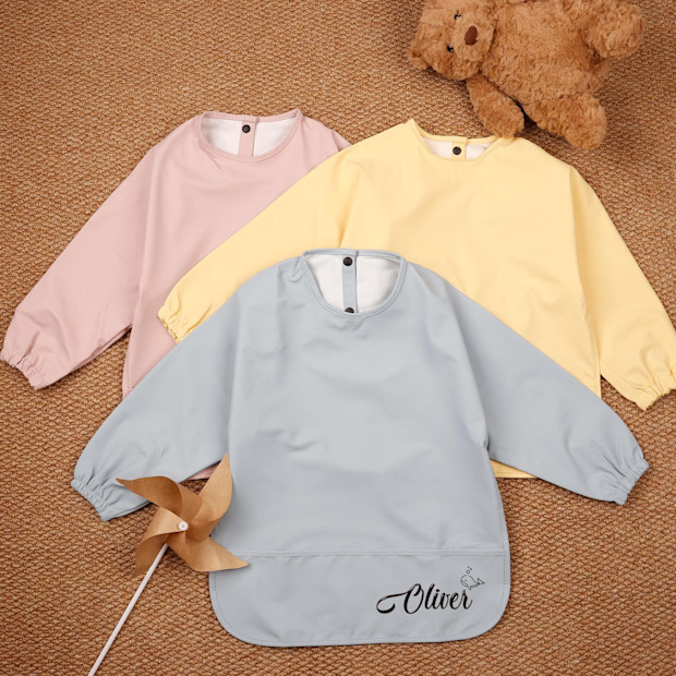 Personalized Waterproof Coverall Cape Bib.