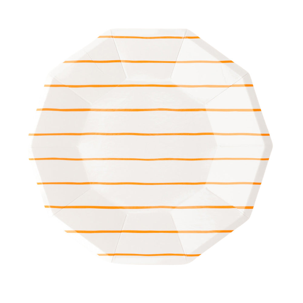 Daydream Society Clementine Frenchie Striped Large Plates.
