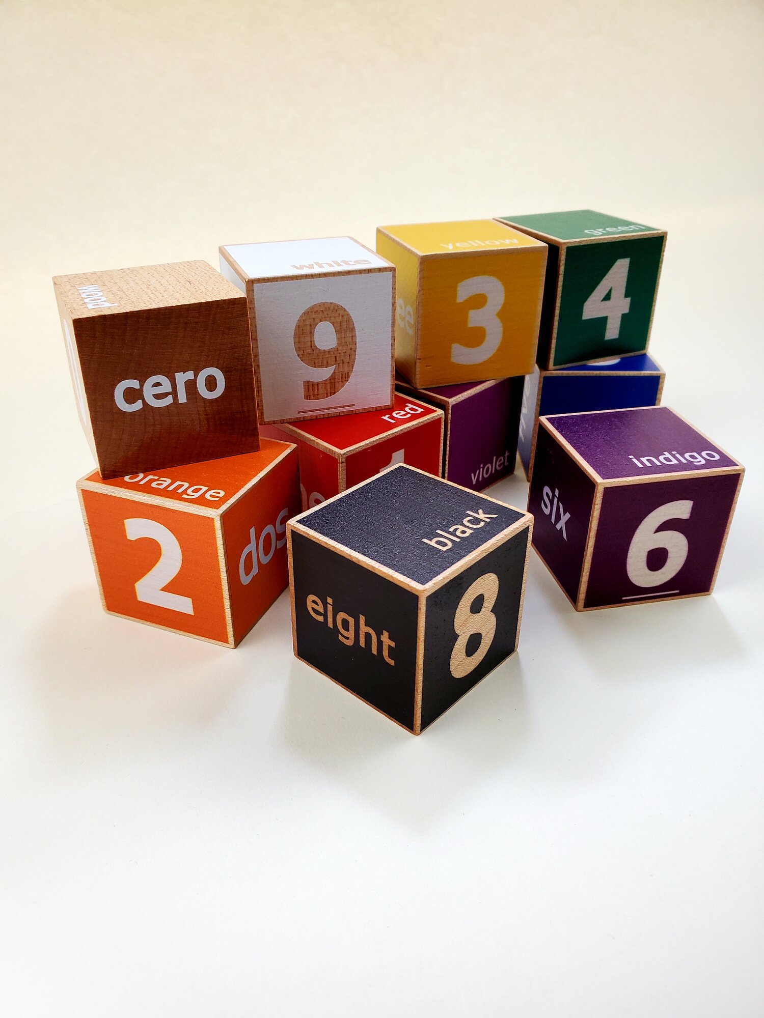 Yinibini 10 Piece Wooden Block Set.