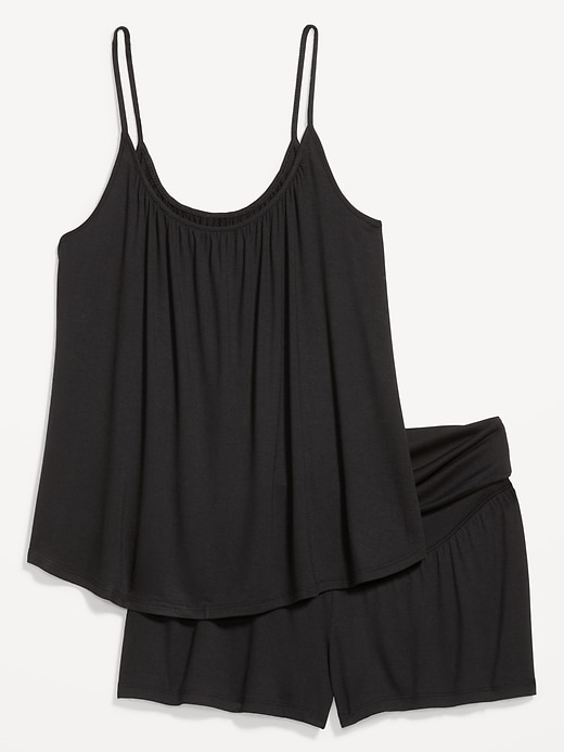 Maternity Knit Jersey Pajama Set.