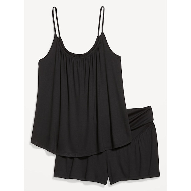 Maternity Knit Jersey Pajama Set.