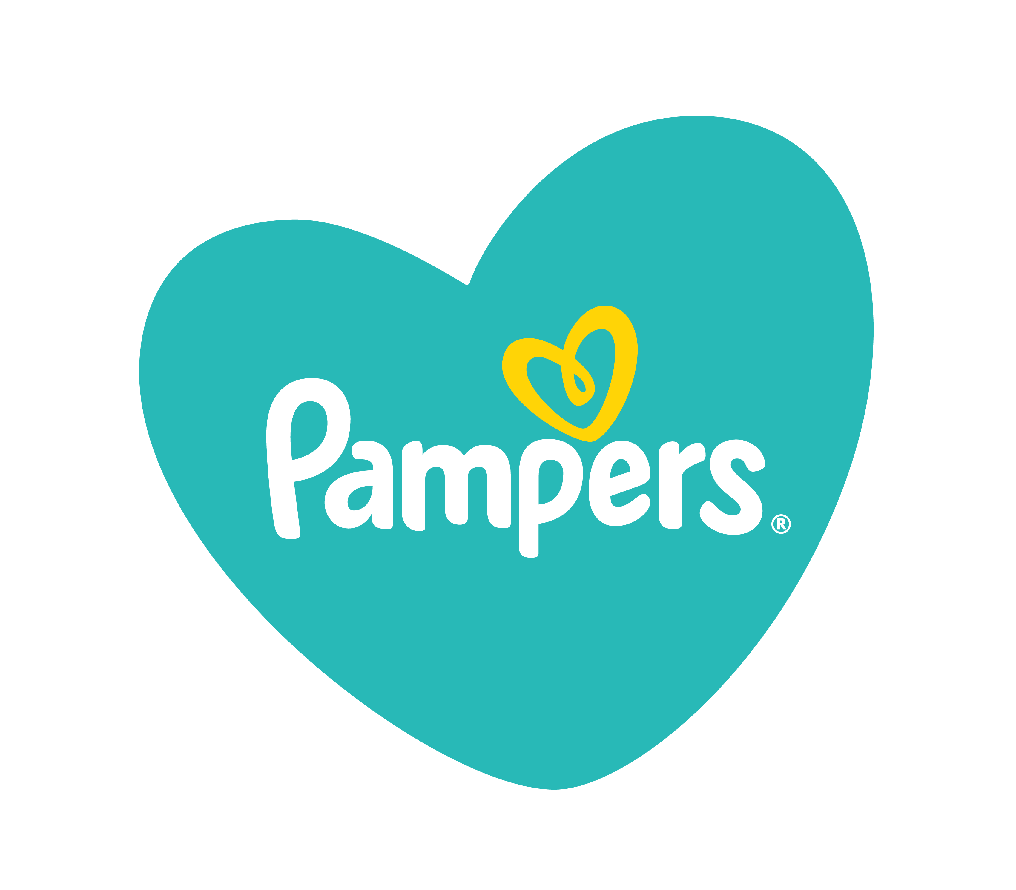 Logo for Pampers.