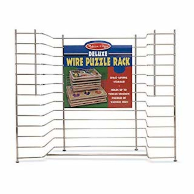 Melissa & Doug Deluxe Metal Wire Puzzle Storage Rack - $32.99.