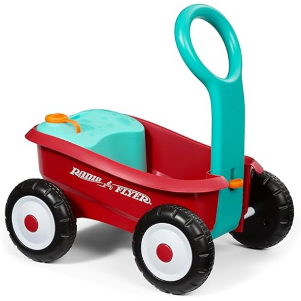 Radio Flyer Bubble Buddy Walker Wagon.