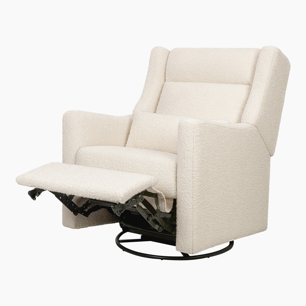 babyletto Kiwi Plus Power Recliner and Swivel Glider - Performance Ivory Boucle.
