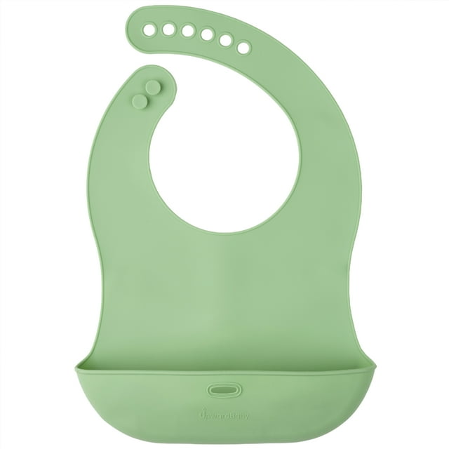 UpwardBaby Food-Catching Silicone Bib.