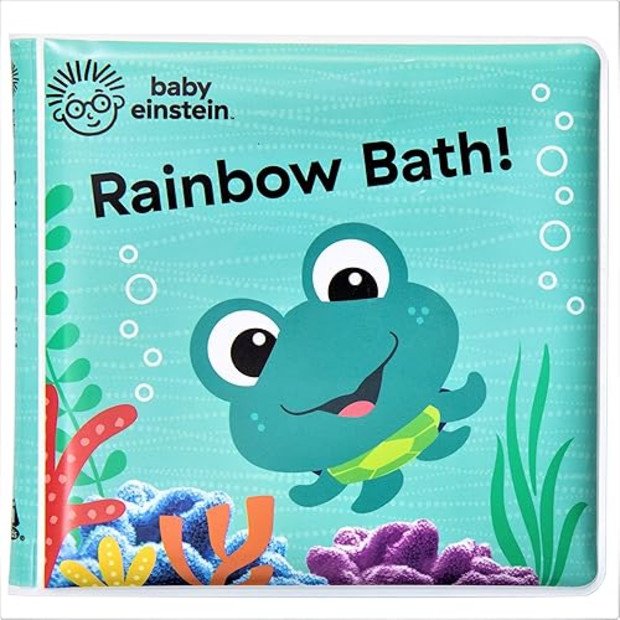Baby Einstein Rainbow Bath! Waterproof Bath Book.