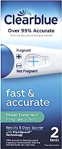 Clearblue Rapid Detection Pregnancy Test, 2 Count