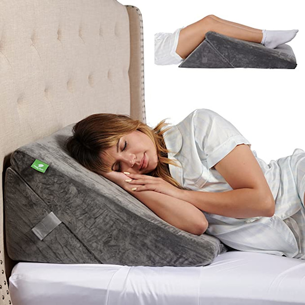 Cushy Form Wedge Pillows.