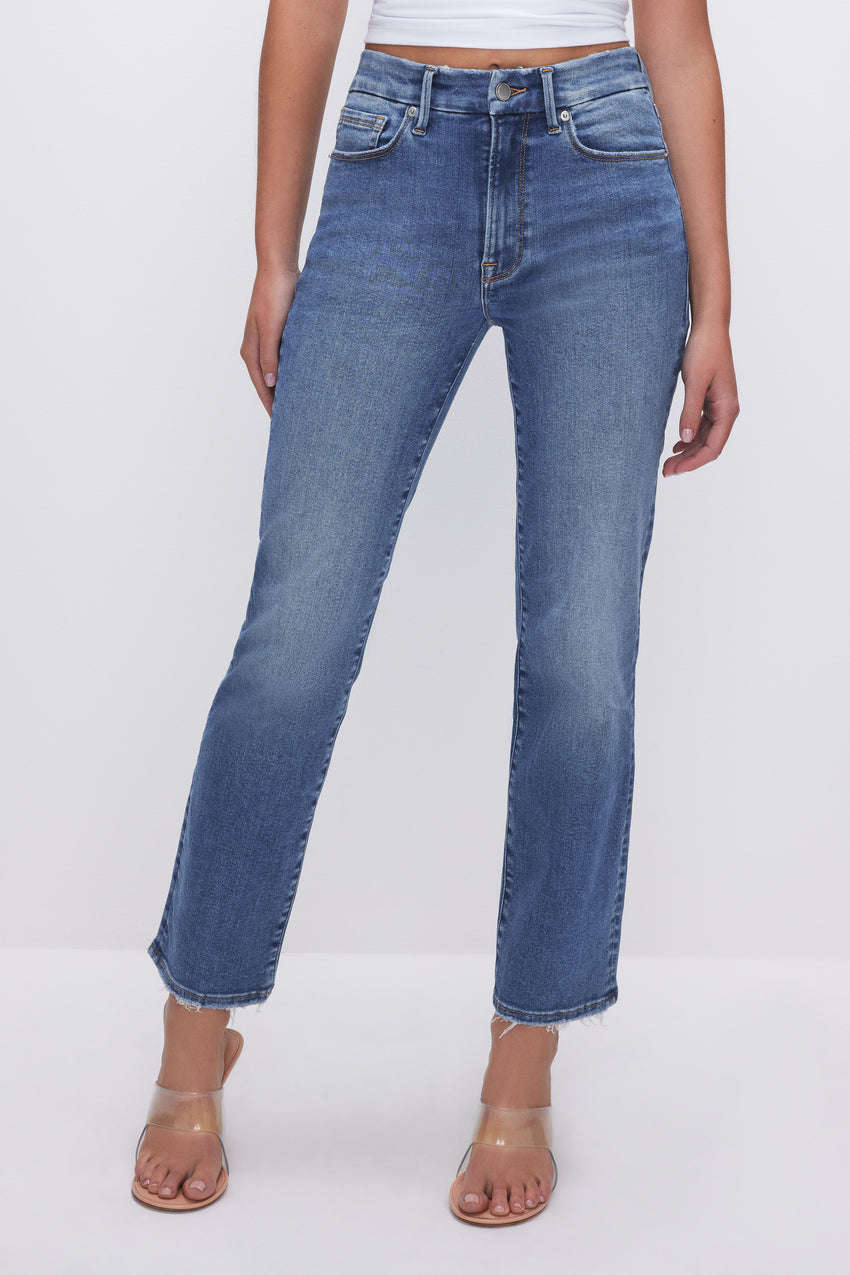 Good American Straight Jeans - $159.00.