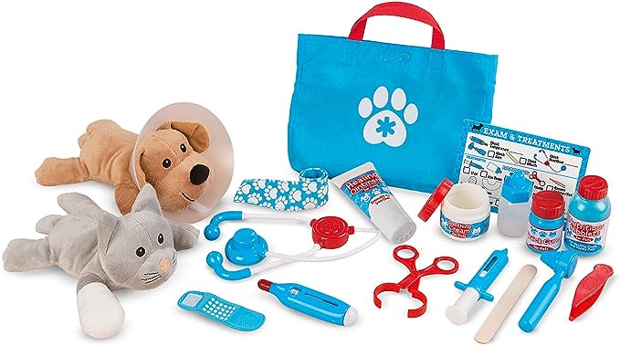 Melissa & Doug Examine and Treat Pet Vet Play Set.