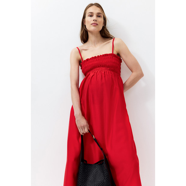 H&M Mama Smocked Bandeau Dress.