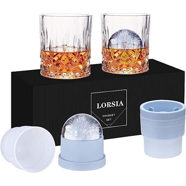 LORSIA Whiskey Rocks Glass.