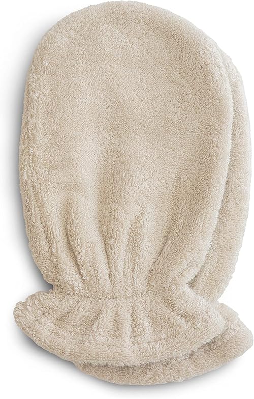 mushie Baby Bath Mitt (2-pack).