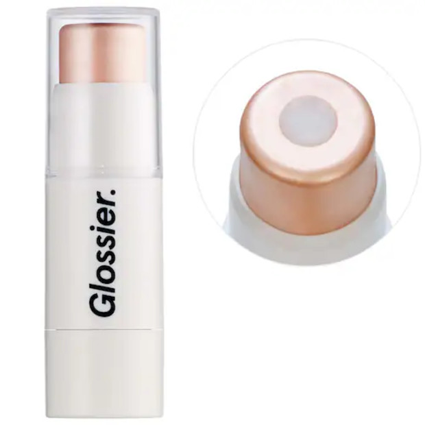 Glossier Haloscope Balm Dewy Highlighter Stick.