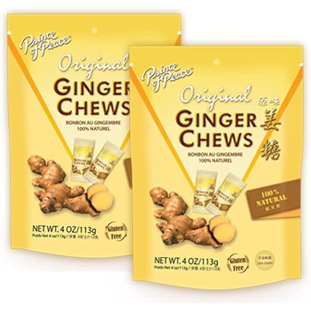 Prince of Peace Original Ginger Chews, 2 Pack.
