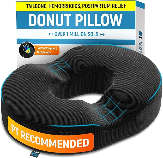 Ergonomic Innovations Donut Pillow.