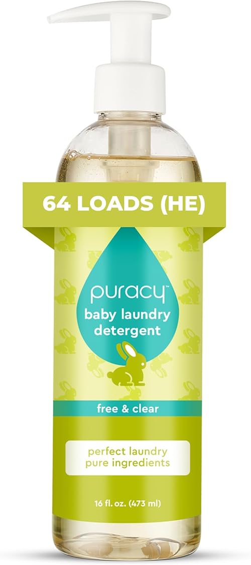 Puracy Liquid Baby Laundry Detergent.
