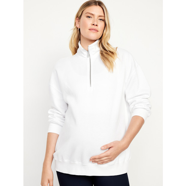 Old Navy Maternity 1/2-Zip Pullover Tunic.