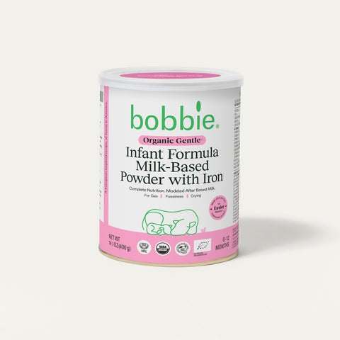 Bobbie Organic Gentle® Infant Formula.