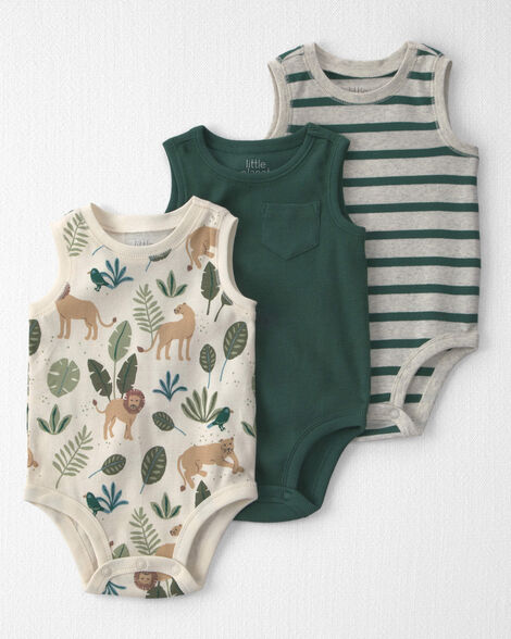 Carter's 3-Pack Organic Cotton Bodysuits.