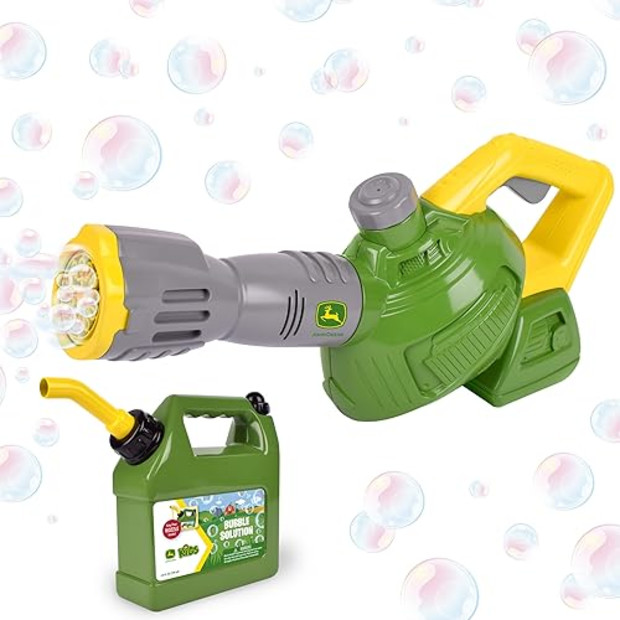 Sunny Days Entertainment John Deere Bubble Leaf Blower.