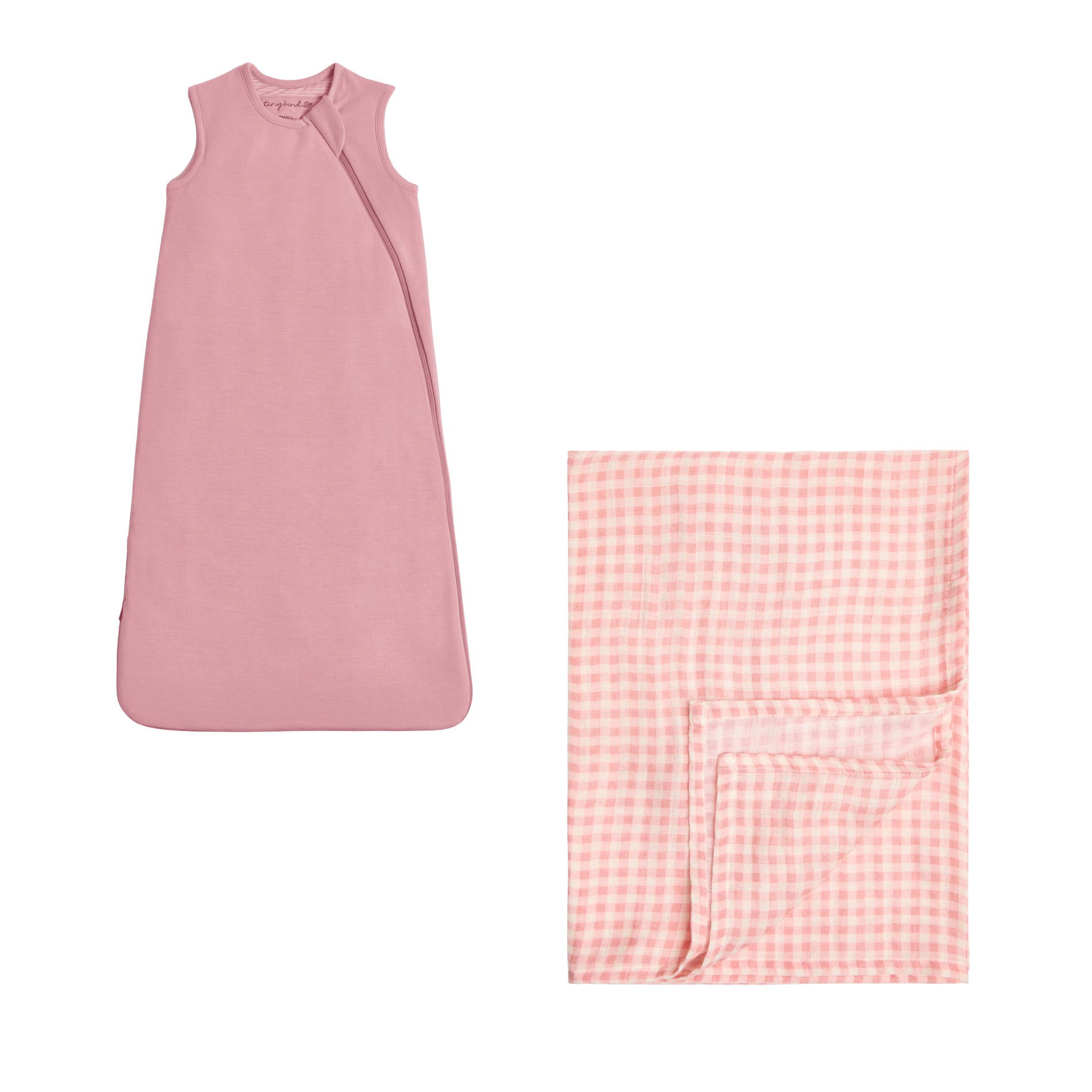 Tiny Kind Swaddle Blanket & Sleep Bag Set.
