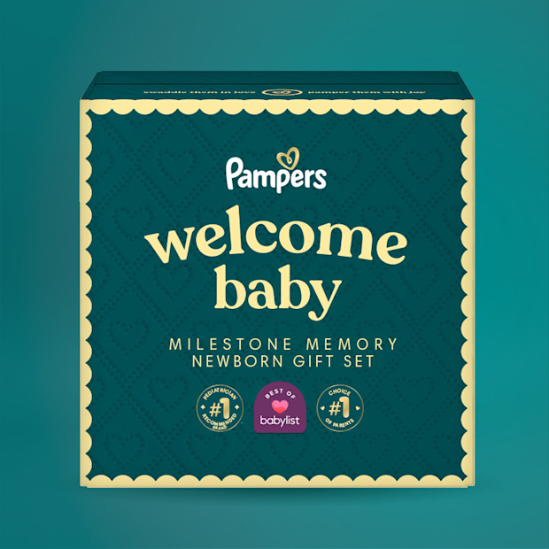 Pampers Milestone Memories Gift Set.