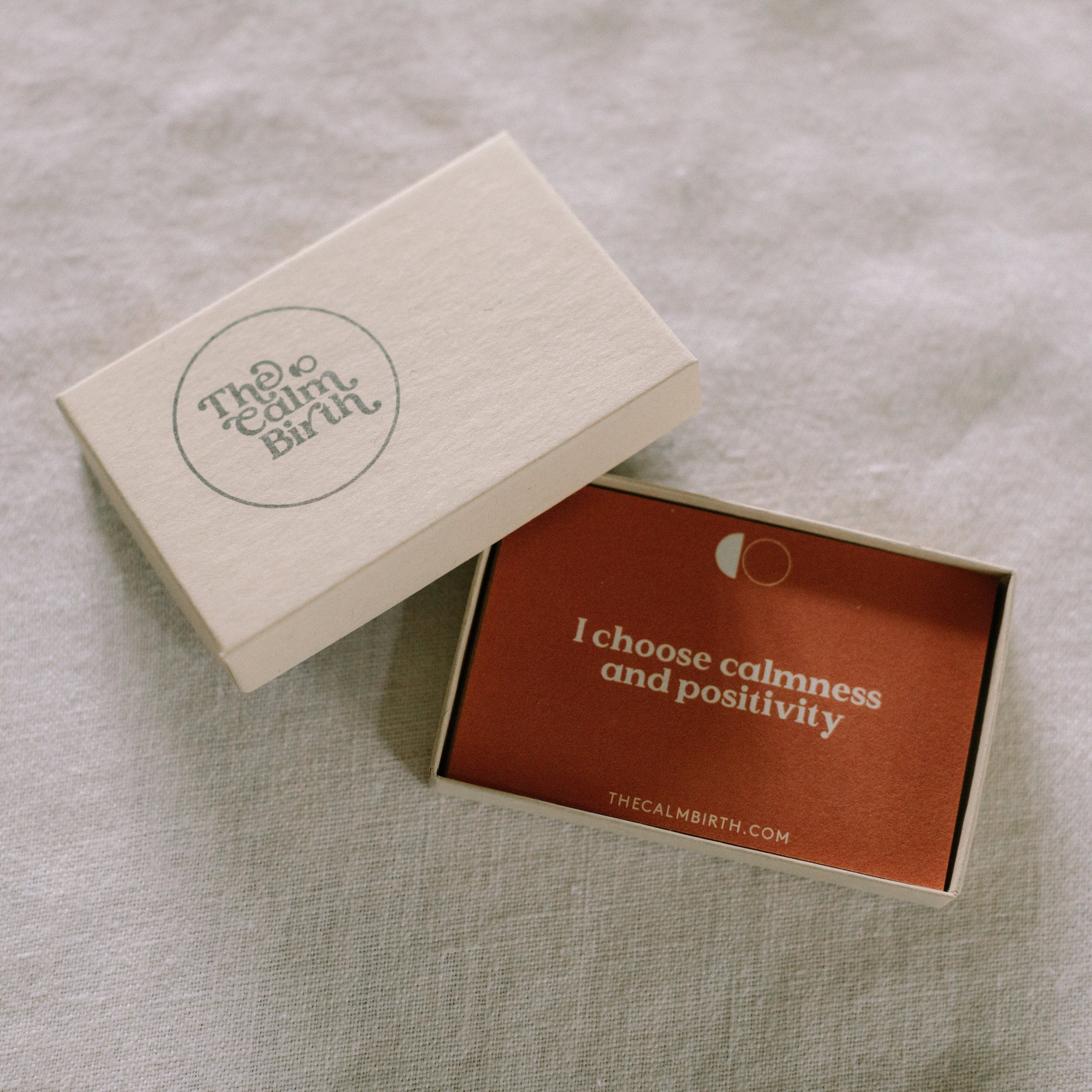 TheCalmBirth Birth Affirmation Cards.