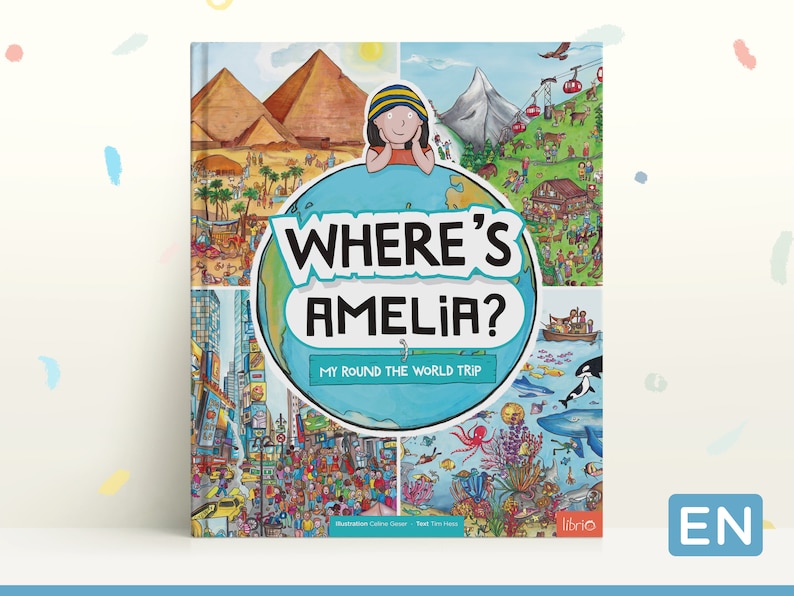 Librio Books Personalized Search-and-find 'world Trip Book.