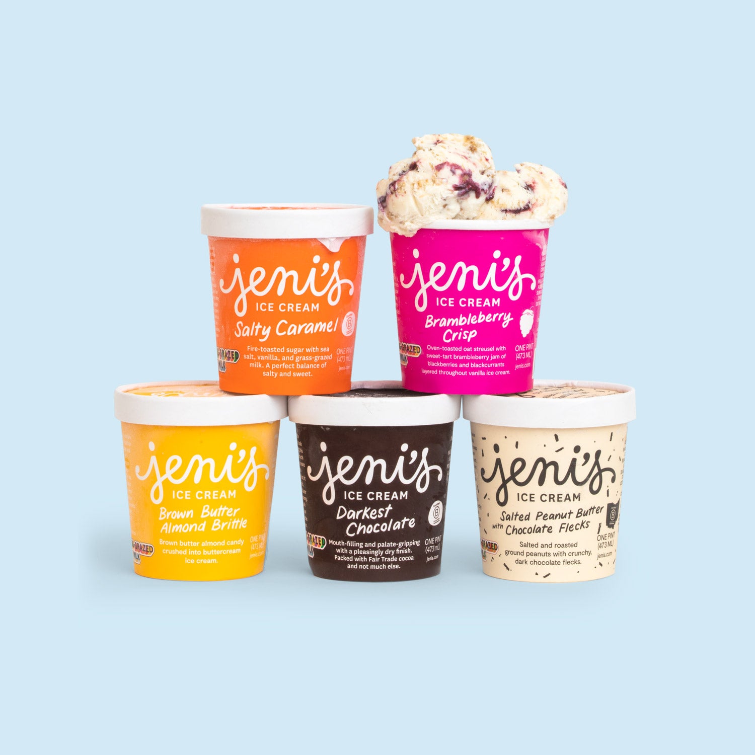 Jeni's Ice Cream Best Sellers Collection.