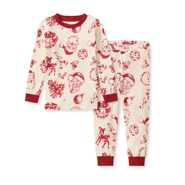 Burt's Bees Baby Nostalgic Christmas Two-Piece Pajamas.