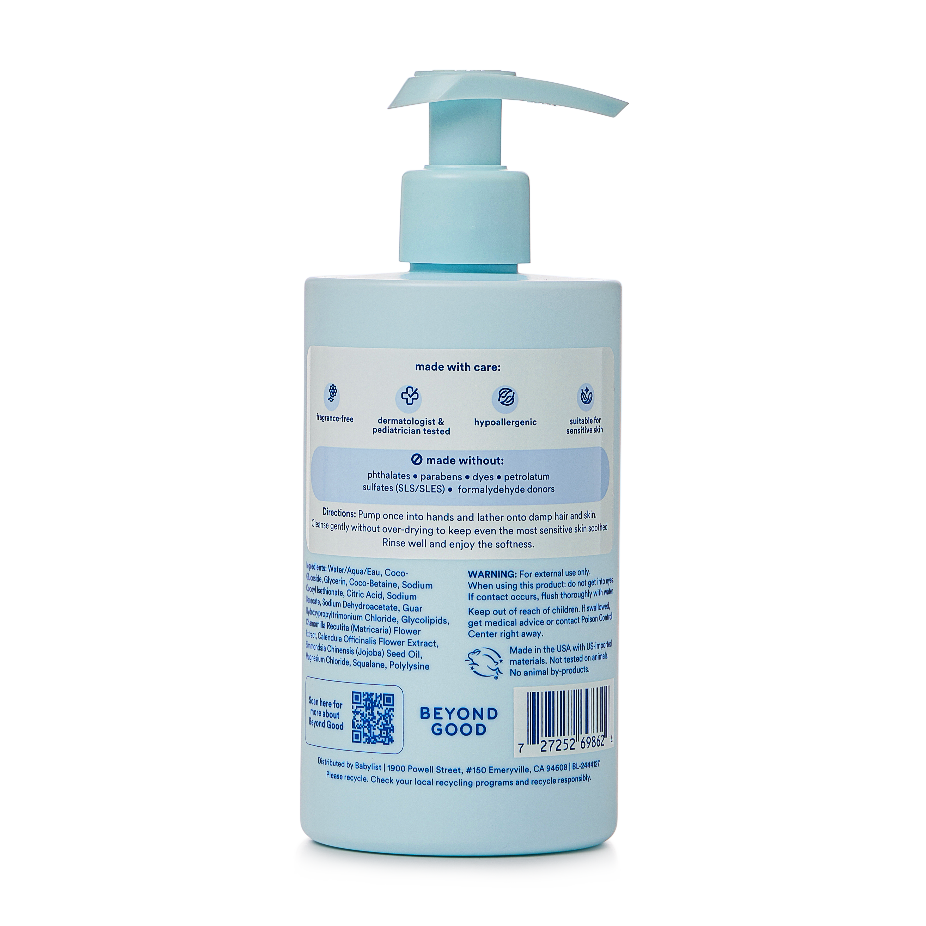 Beyond Good Shampoo + Body Wash.