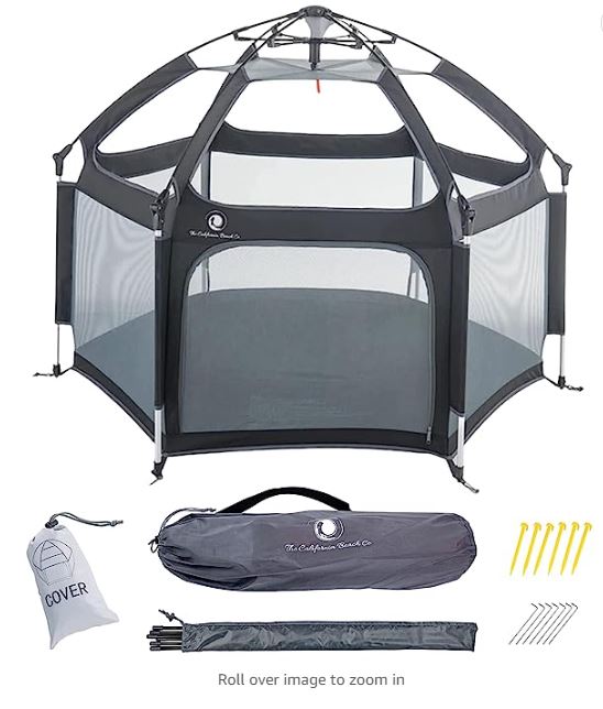 The California Beach Co. POP ‘N GO Premium Indoor and Outdoor Baby Playpen - $149.99.