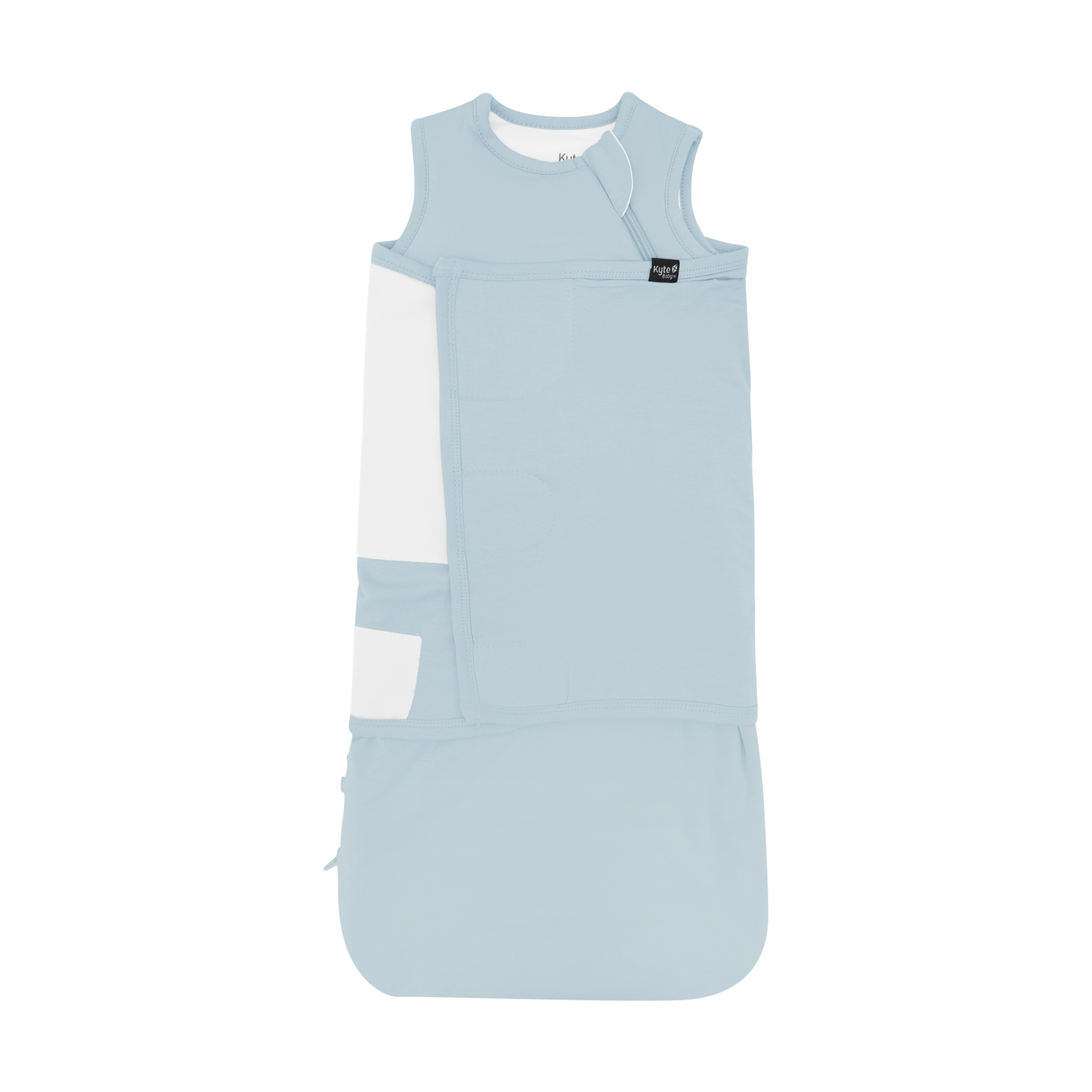 Kyte Baby Sleep Bag Swaddler - Fog, X-Small.