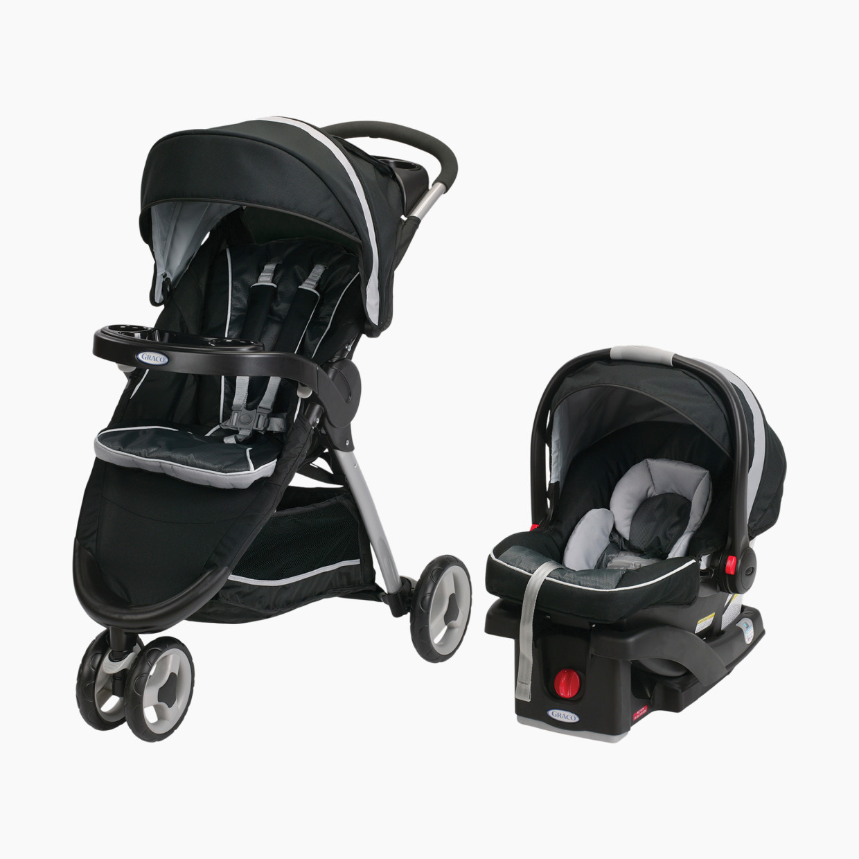 Graco FastAction Fold Sport Click Connect Travel System - Gotham.
