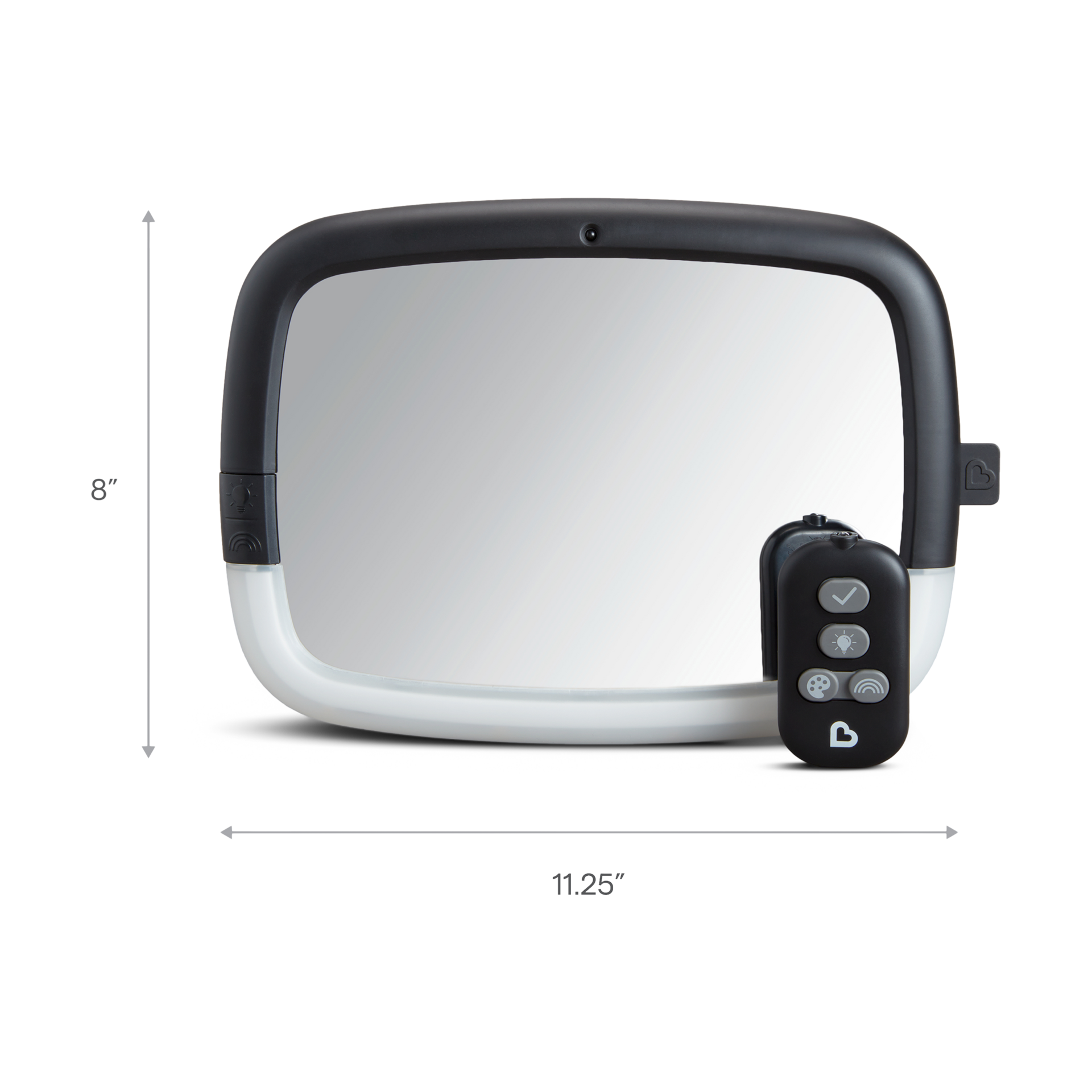 Munchkin Night Light In-Sight Pivot Car Back Seat Mirror.